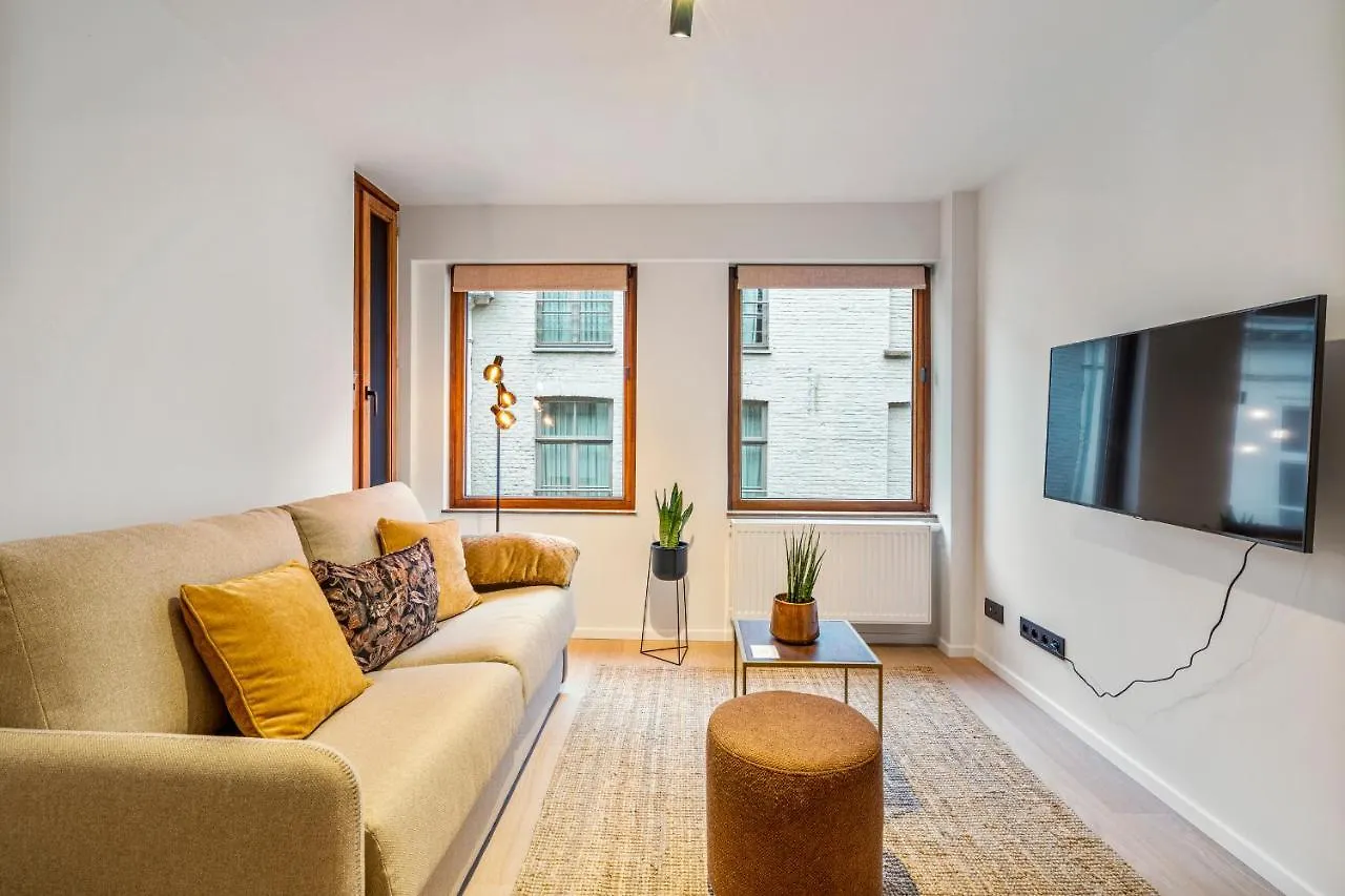 Mooie Vernieuwde Duplex In Hartje Gent , Patershol 公寓